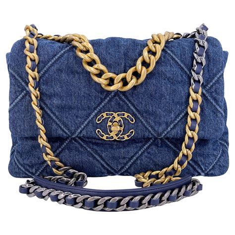 denim chanel 19 bag